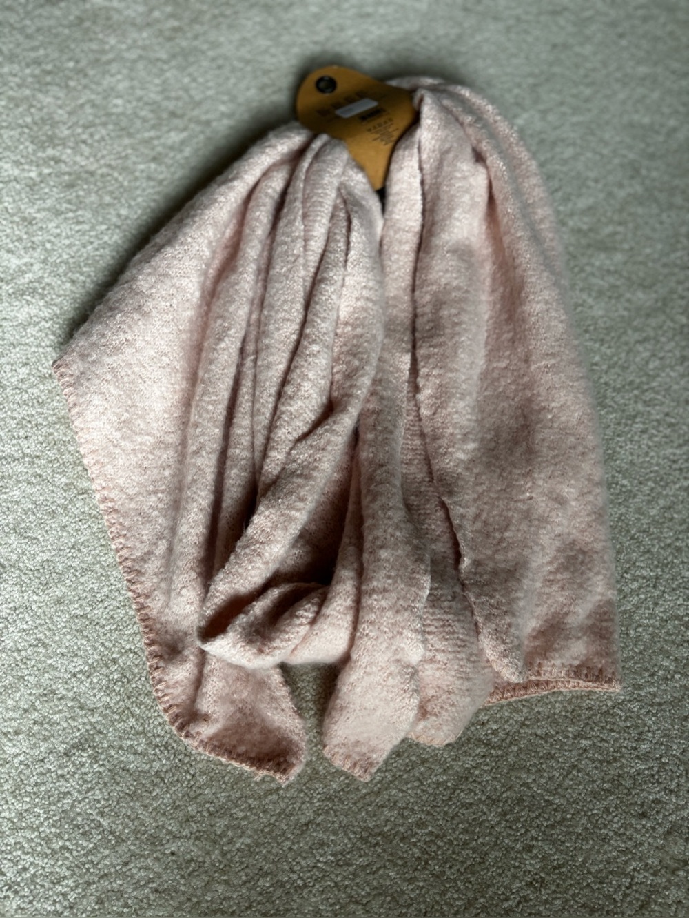Antonio World Alpaca Touch-Feeling Fashion Pink Chunky Knit Women's Scarf